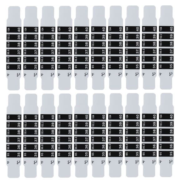 20pcs Forehead Thermometer Strips Reusable Fever Thermometer Strip Temperature Strip