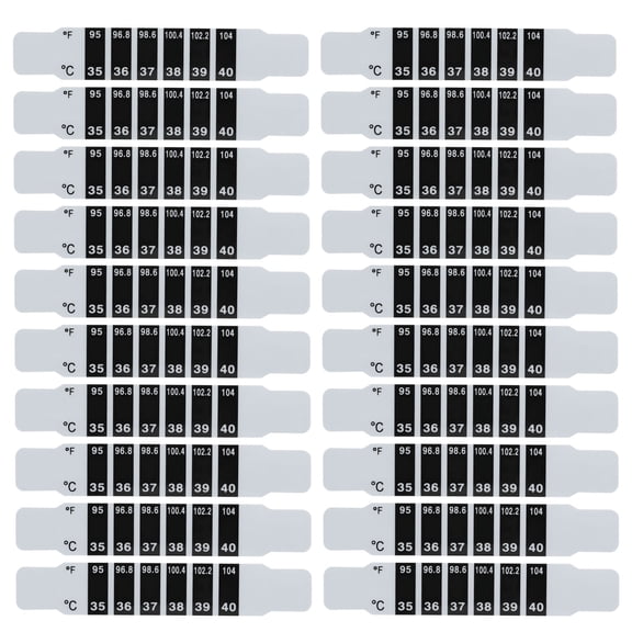 20pcs Forehead Thermometer Strips Reusable Fever Thermometer Strip Temperature Strip