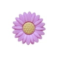 thumbnail image 1 of 20pcs Grade Silicone Focal Beads Daisy Plum 20x20mm, 1 of 1