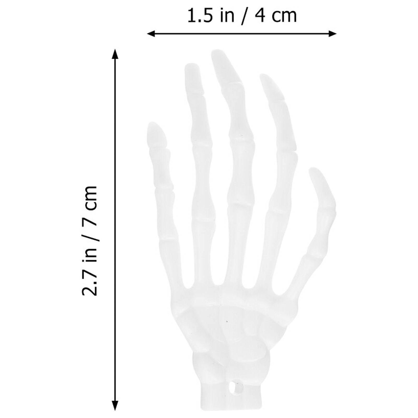 20pcs Halloween Skeleton Hand Claws Halloween Creepy Hands Halloween