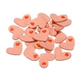 thumbnail image 1 of 20pcs Handmade PU Leather Heart Love Label Sewing Embossed Tag Embellishment for Clothes Jeans Bags Orange, 1 of 6