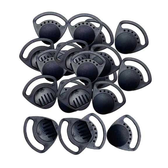 20pcs Helmet Chin Strap Buckle Replacement Hard Hat Pad Clip Durable Plastic Universal Fit for Industrial Workers