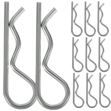 RENACLIPY Hair Pin Wave Shaped 304 Stainless Steel for Mechanical Devices 20Pcs 1.3x0.6x0.1in