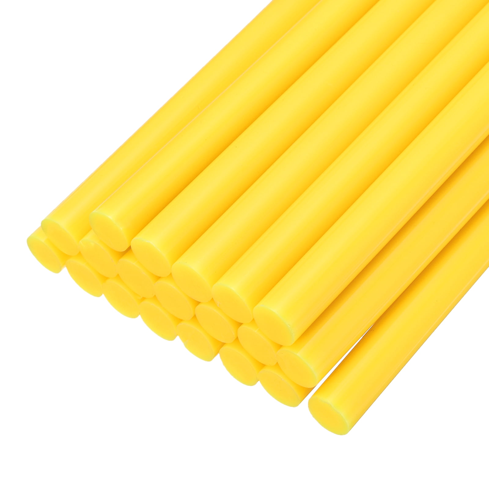 20pcs Hot Melt Glue Gun Sticks, 200mm Long x 11mm Diameter for Hot Glue Gun, Light Yellow
