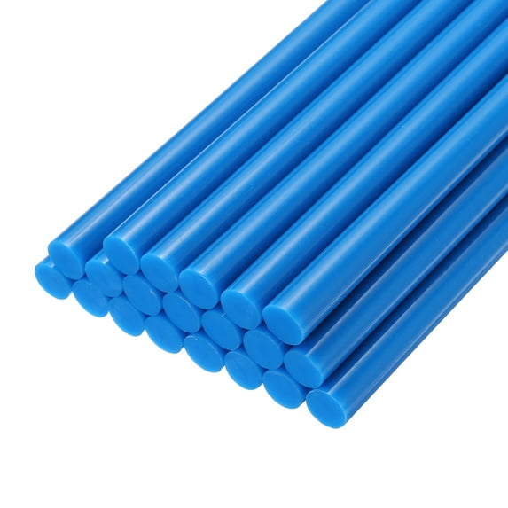 20pcs Hot Melt Glue Gun Sticks, 200mm Long x 7mm Diameter for Hot Glue Gun, Peacock Blue