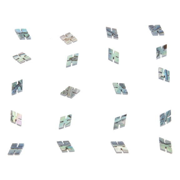 20pcs Inlay Dots Fingerboard Inlay Blocks Inlay Markers for Ukulele Guitar