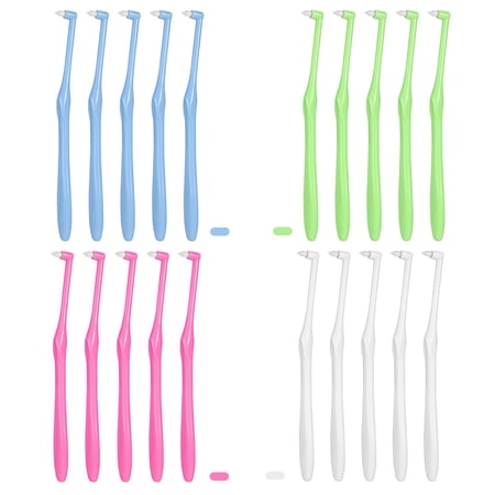 20pcs Interdental Brush Dental Cleaning Floss Toothpicks Oral Care Tool