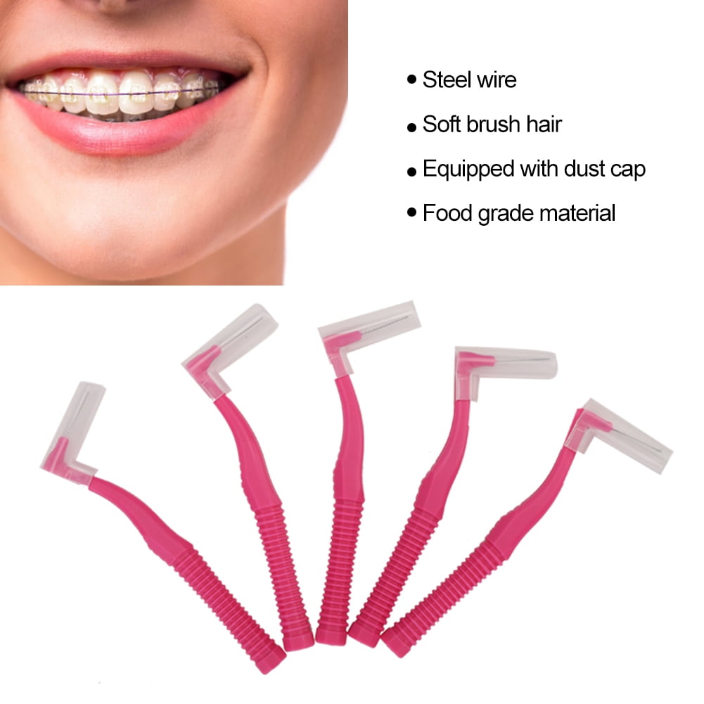 20pcs Interdental Brush, Soft Hair Stain Removal Tooth Deep Cleaning