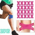 thumbnail image 1 of 20pcs Kinesiology Tape Elastic Therapeutic Sports Tapes for Knee Shoulder and Elbow, Waterproof Athletic Physio Muscles Strips, 1 of 10
