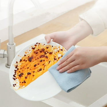 20pcs Kitchen Bar Rags Reusable - Washable Microfiber Dish Cloths Lint Free - Absorbent Cleaning Cloths - Soft Towel for Car - Dusting Wiper for Wiping Counter Kitchen Office Desk Window Glass