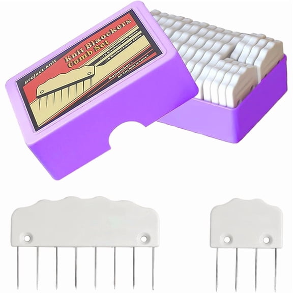 20pcs Knit Blocking , Knit Blockers Combs for Crochet Knitting Blocking Board Mats, Knit Blocking Pins
