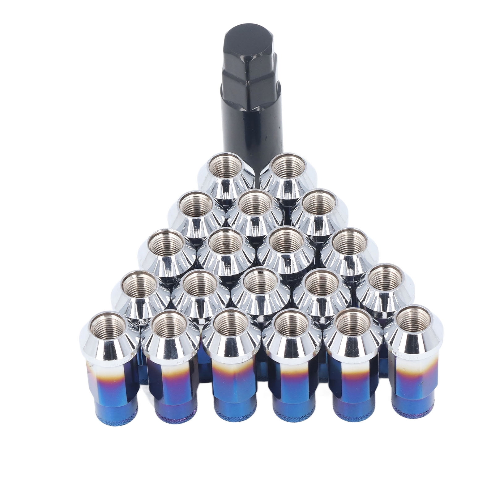 20pcs M12x1.25 Metal Wheel Lug Nuts Universal Car Accessories