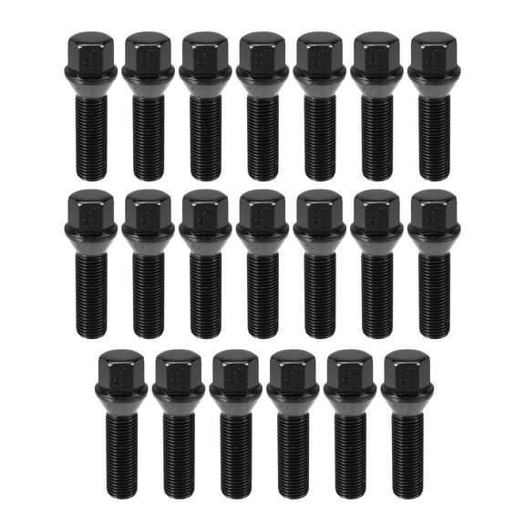 20pcs M14x1.5 Extended Wheel Lug Bolts for Wheel Spacers Conical Seat 28mm Shank Length for BMW X3 E83