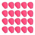 20pcs Makeup Brush Covers Silicone Dustproof Reusable Portable Travel Makeup Holders Large Pink