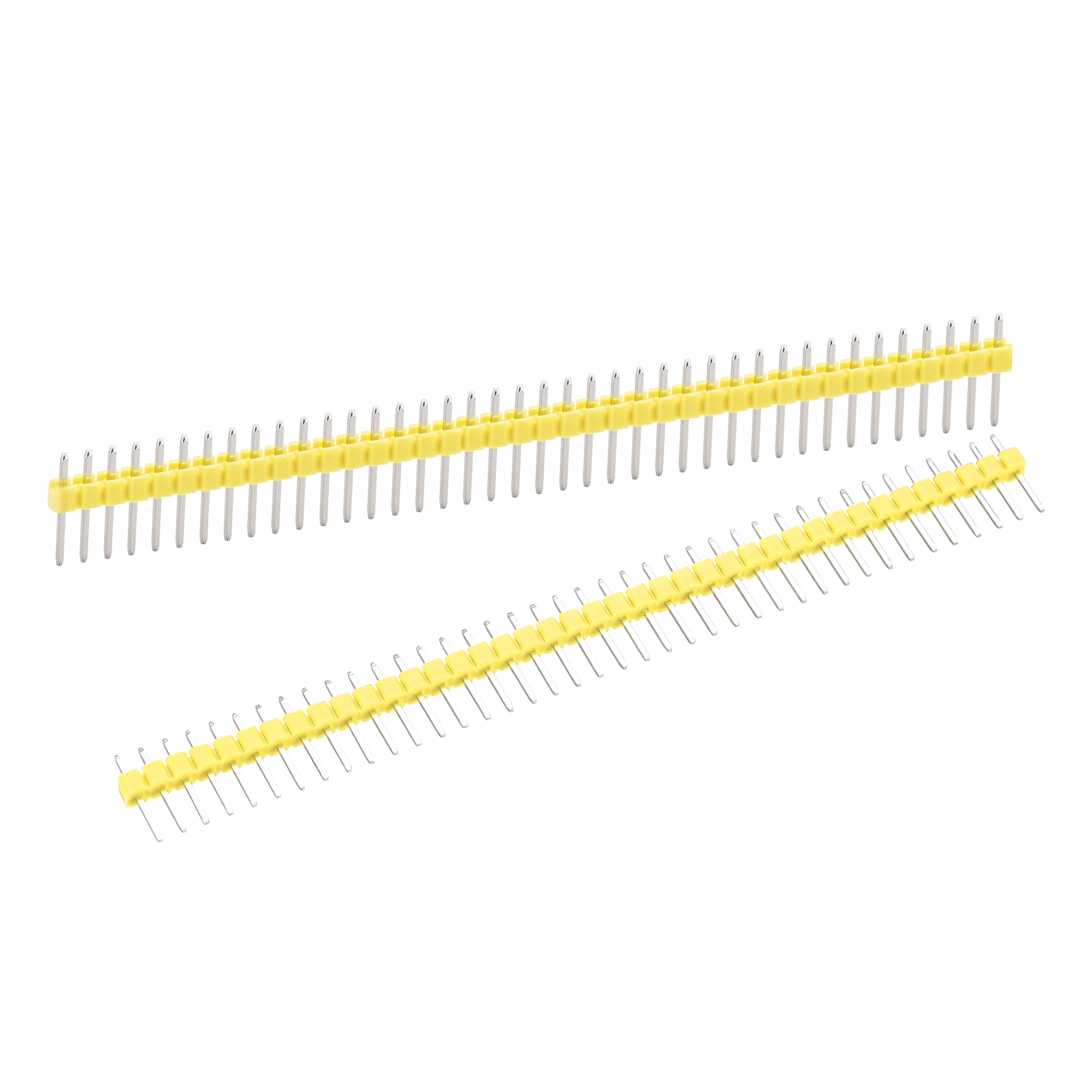 20pcs Male Pin Header,40 Pin 2.54mm Straight Single Row Breakable