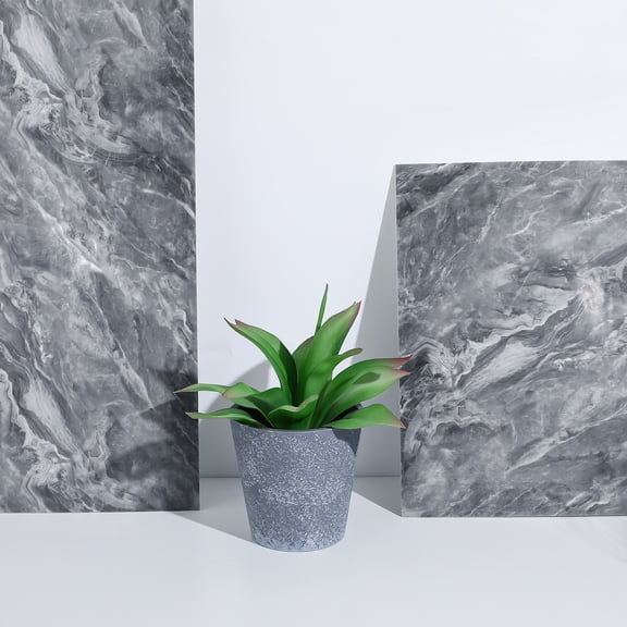 20pcs Marble Peel and Stick Waterproof Wall Panels Heat-Resistant Backsplash Tile 23.6"x11.8" PVC Foam Wall Sticker for Kitchen Living Rooms- -104