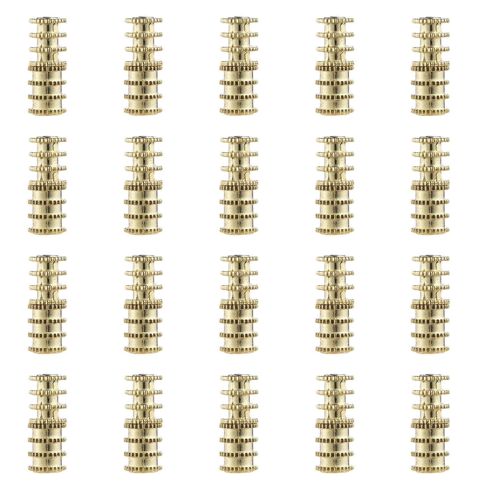 20pcs Metal Alignment Pin Zinc Alloy Positioning Rods Table Leaf Dowels