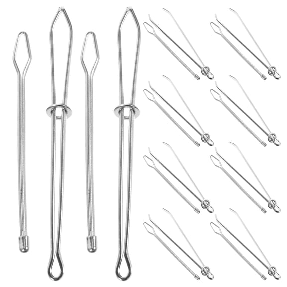 DEEPCRAFF 20Pcs Sewing Threading Tool Metal Drawstring Puller for Sweatpants and Clothing Repairs