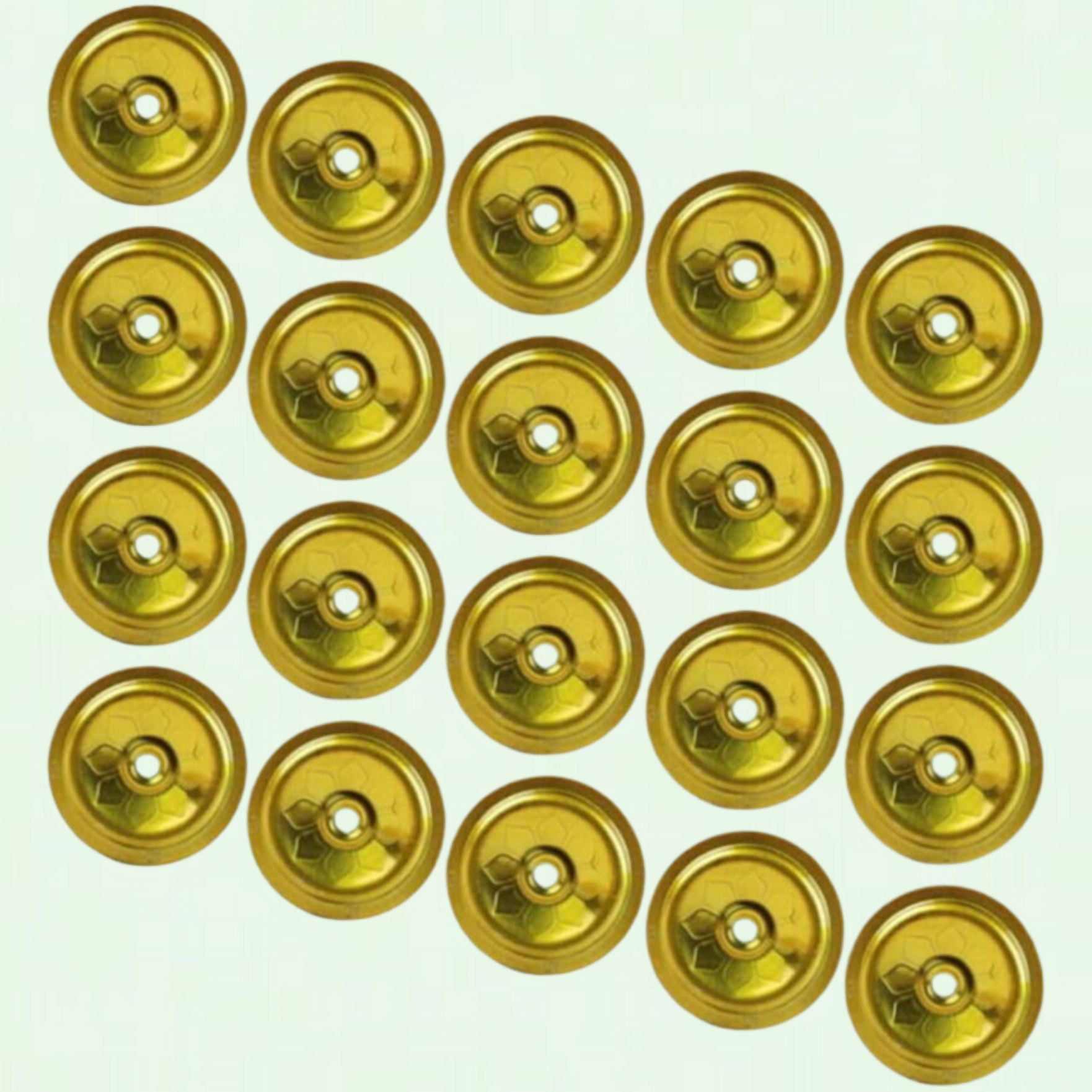 20pcs Metal Oil Floating Wicks with Disc Holders for Oil Cups, Glass Candles