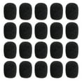 thumbnail image 1 of 20pcs Microphone Sponge Foam Covers for Lapel/Headset Mic, 1 of 5