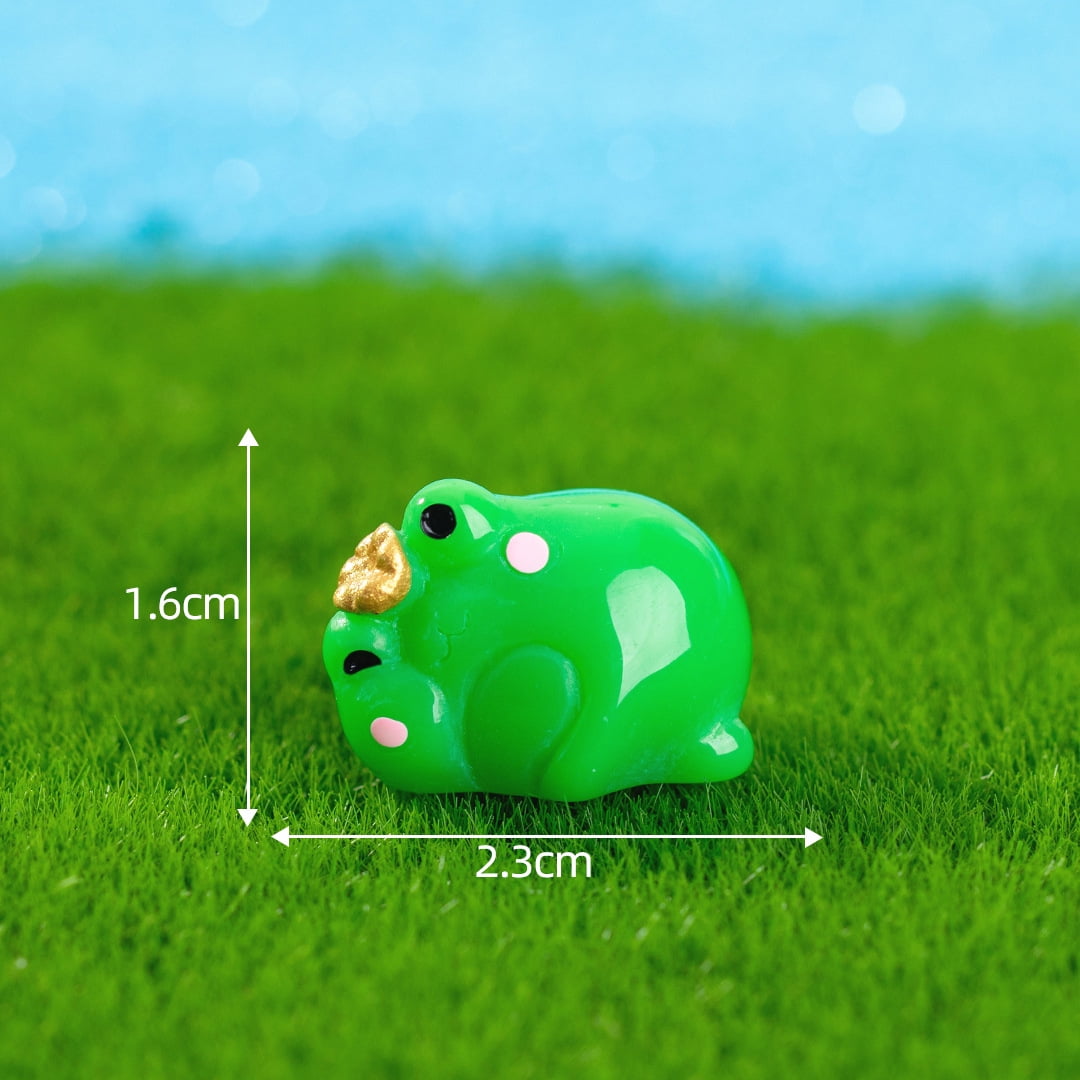 20pcs Mini Frog Figurines Miniature Resin Frog Figurine Micro Landscape ...