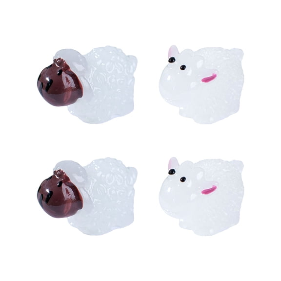 20pcs Mini Sheep Figure sheep Miniature Figurines Mini Animal Figurines in Bulk for Desktop Mini Garden