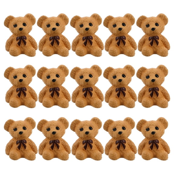 20pcs Miniature Bears Mini Bears Figurines Bear Table Decor Mini Resin Animals Resin Animals Miniature Things Miniature Toys