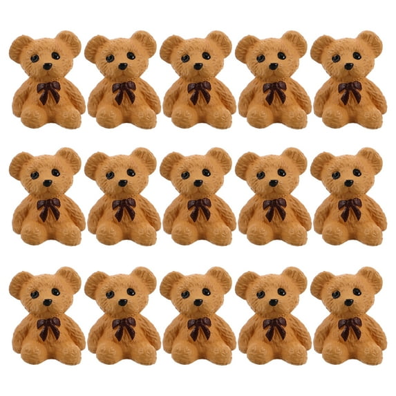 20pcs Miniature Bears Mini Bears Figurines Bear Table Decor Mini Resin Animals Resin Animals Miniature Things Miniature Toys