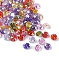 thumbnail image 1 of 20pcs Mixed Grade A Diamond Shaped Cubic Zirconia Cabochons Faceted 5x3mm, 1 of 3