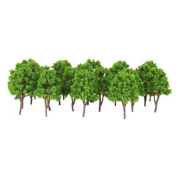 20pcs Model Tree Train Railroad Architecture Diorama HO Scale for crafts or Building Models ( 7.5cm )