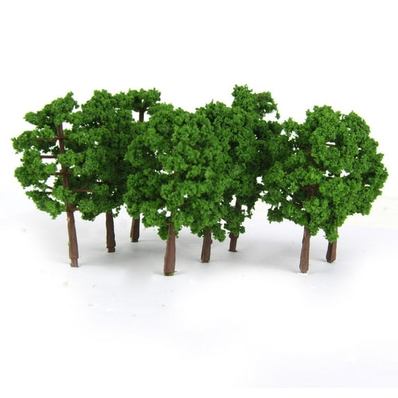 20pcs Model Trees 0 Scale for crafts, Wargames, Wargaming Scenery or Building Diorama Scenic