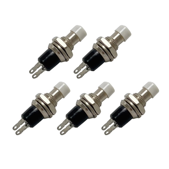 20pcs Momentary Push Button Switches Normally Opening Vibranting Color Hat for Craft Electronics Projects Supplies