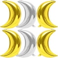 20pcs Moon Balloon Aluminum Film Balloon Eid Mubarak Party Balloon