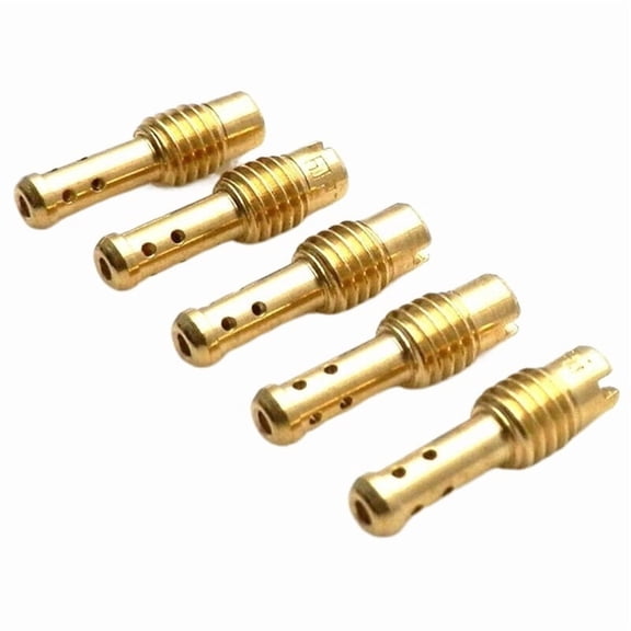20pcs Motorcycle Carburetor Main Jets Injector Nozzle 8 Bleed Holes Pilot Jet Kit For MIKUNI VM TM TMX 12.5-60