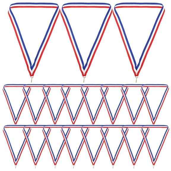 20pcs Multi-function Medal Ribbons Sport Party Neck Ribbons Sport Party Neck Ribbons