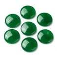 thumbnail image 1 of 20pcs Natural Malaysia Jade Cabochons Dyed Flat Round 18x4mm, 1 of 3