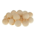 thumbnail image 1 of 20pcs Natural Wood Beads Unfinished DIY Jewelry Making Findings Crafts 25mm, 1 of 6