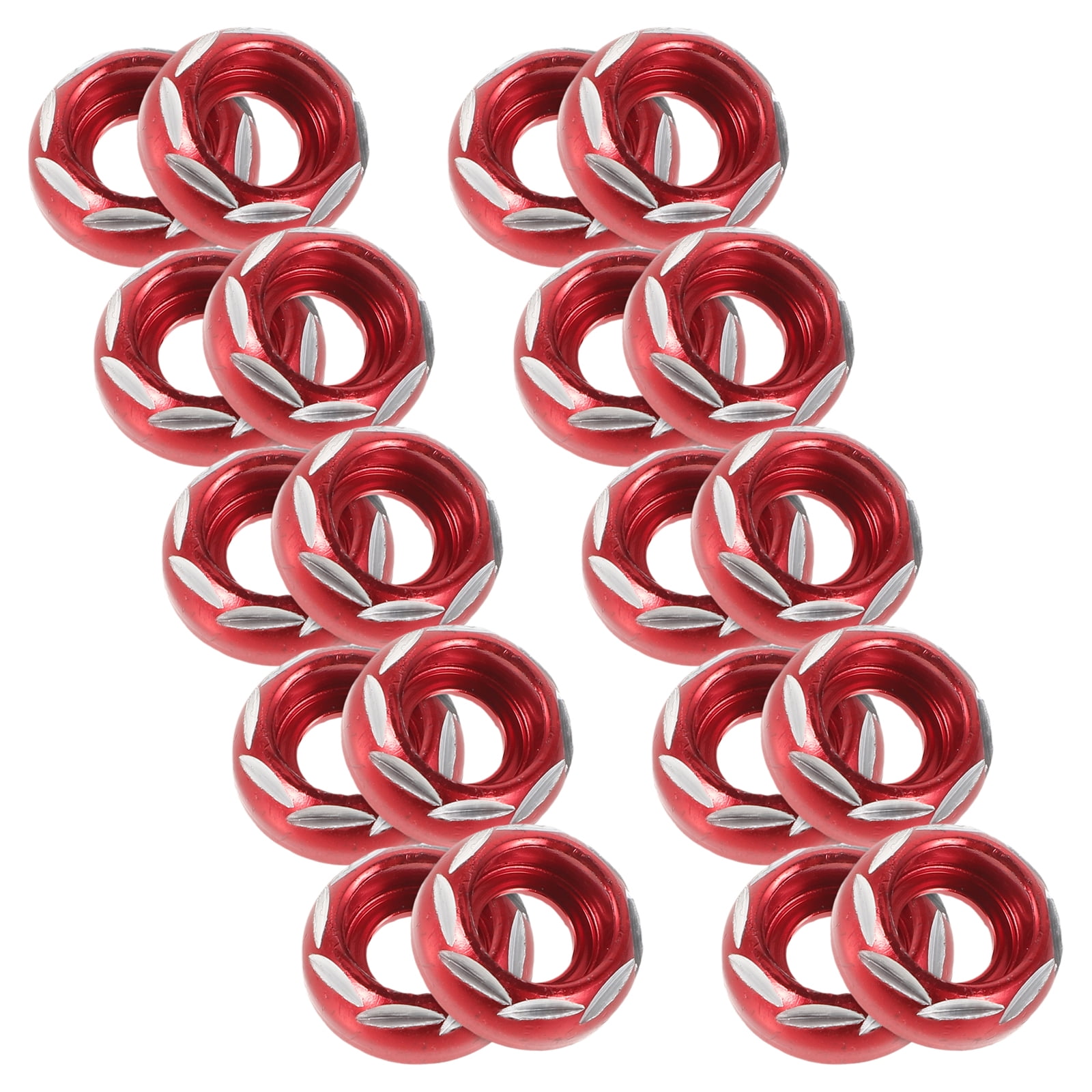 20pcs Number Plate Screw Gasket License Plate Mount Screw Gasket For License Plate Motorcycle License Plate Screw Gasket