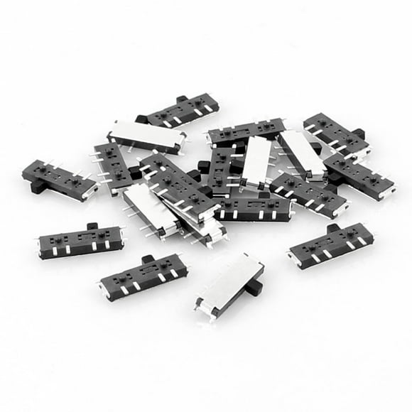 20pcs On/Off/On 3-Position 8-Pin DPDT SMT Slide Switch 10mmx3mm