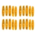thumbnail image 1 of 20pcs Orange Plastic Reflective Warning Waterproof Reflector for Bike Bicycle, 1 of 2