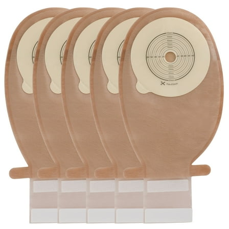 20pcs Ostomy Bag with Closure, Colostomy Supplies, One Piece Drainable Pouches for Ileostomy Stoma Care