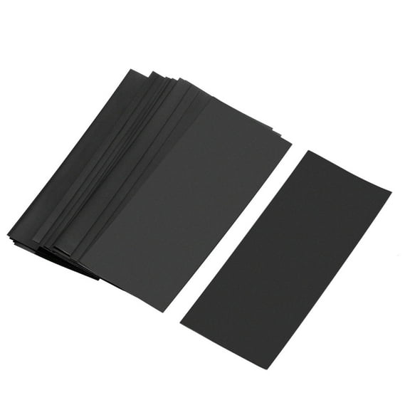 20pcs Heat Shrink 29.5mm Battery Wrap for 1 x 18650 Battery 72mm Black