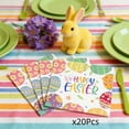 thumbnail image 1 of 20pcs Pack Easter Party Disposable Napkins, Printed Cocktail Napkins for Buffets, Table Settings and Drinks, Festive Easter-Themed Paper Napkins that Add Charm to Celebrations, A, 1 of 5