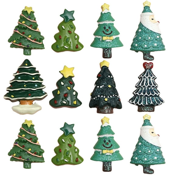 MERRYHAPY Resin Christmas Accessories Assorted Color Fine Workmanship 20Pcs