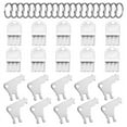 thumbnail image 1 of 20pcs Paper Towel Dispenser Key, Plastic & Metal Toilet Paper Holder Dispenser Key Replacement with 20 Key Rings, 1 of 5