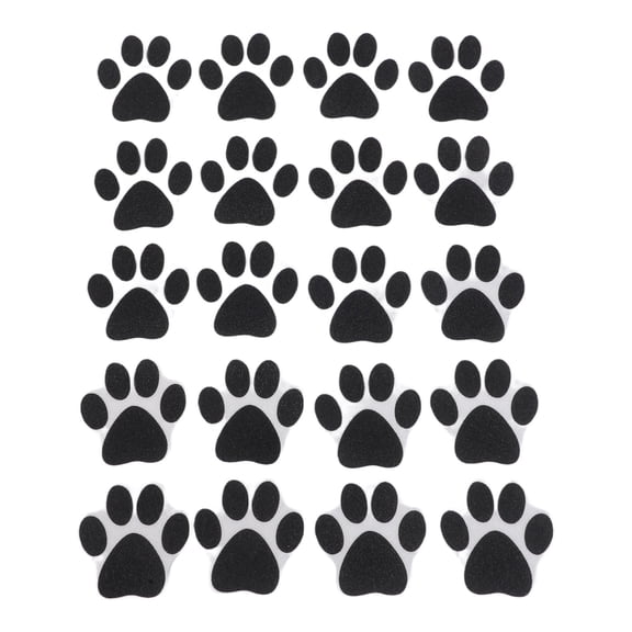 20pcs Paw Print Anti Slip Decals Waterproof Stickers For Bath And Shower Floors Anti-slip Sticker Bathroom Decorations