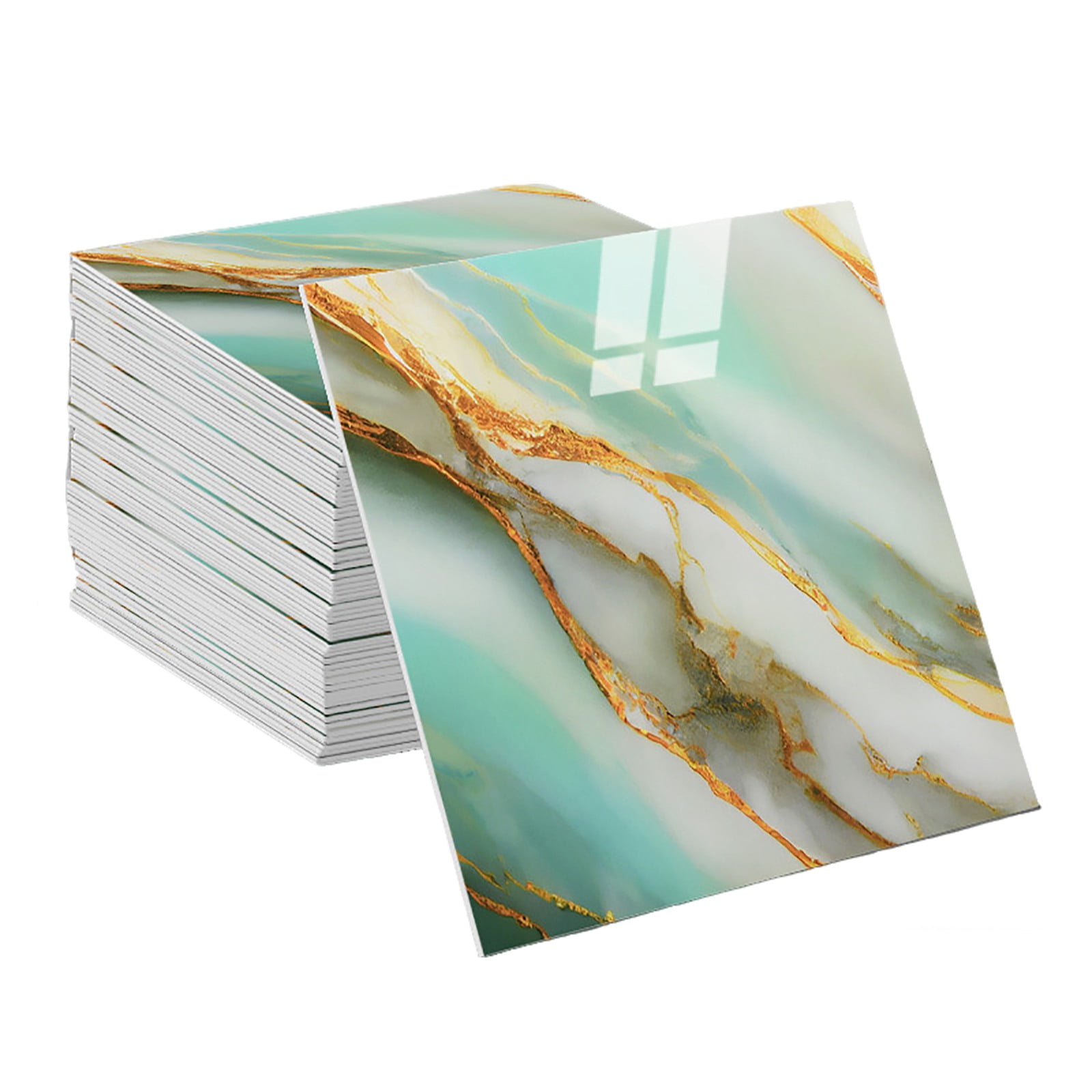 20pcs Peel and Stick Backsplash Tile，12"x12" Self Adhesive Marble Tile for Wall, PVC Waterproof Shower Wall Panels, Back Splash Stick on Tiles for Kitchen Bathroom Living Room