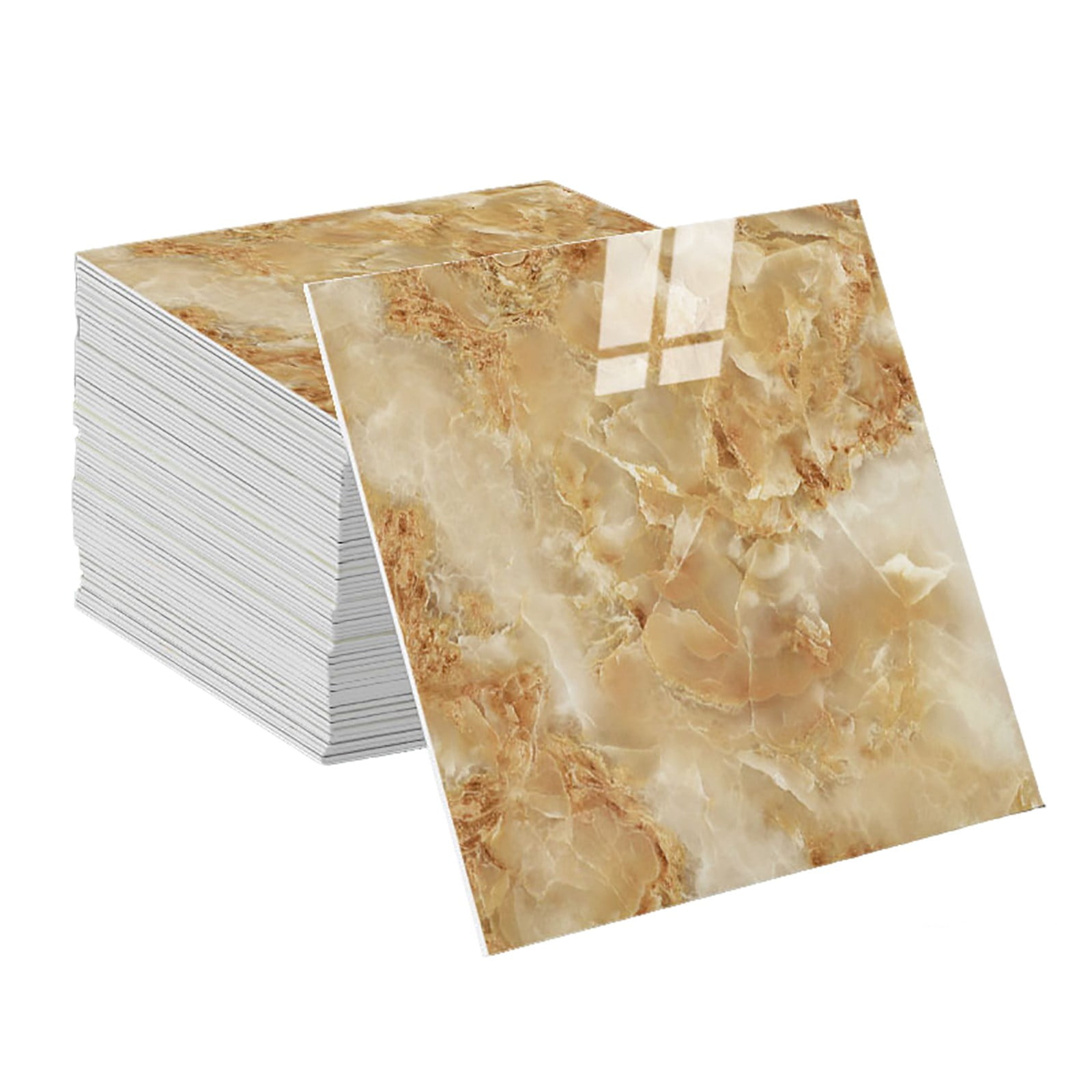 20pcs Peel and Stick Backsplash Tile，12"x12" Self Adhesive Marble Tile for Wall, PVC Waterproof Shower Wall Panels, Back Splash Stick on Tiles for Kitchen Bathroom Living Room