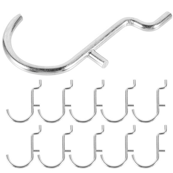 20pcs Pegboard Hooks Stainless Steel Hook Peg Board Jewelry Keys Display Hooks