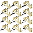 thumbnail image 1 of unbranded  20 Pcs Photo Frame Hook Scoops Small Grabber Reacher Tool Pour Spout Gator Golden, 1 of 8